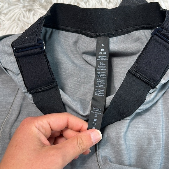 Lululemon Esker Tight *lululemon lab Heathered Medium Grey / Heathered Black - Picture 3 of 6